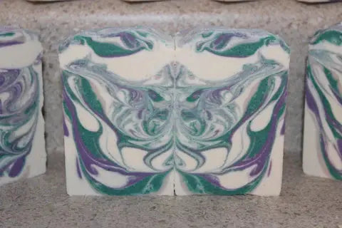 Blackberry Sage Butterfly Swirl Goat Milk Soap Whitetail Lane Farm Goat Milk Soap