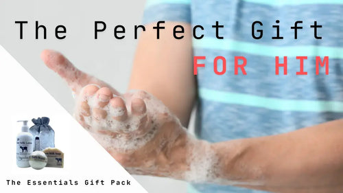 The-Perfect-Gift-for-Him-The-Essentials-Goat-Milk-Soap-Gift-Pack Whitetail Lane Farm Goat Milk Soap