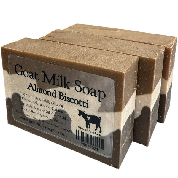 Almond Biscotti Goat Milk Soap