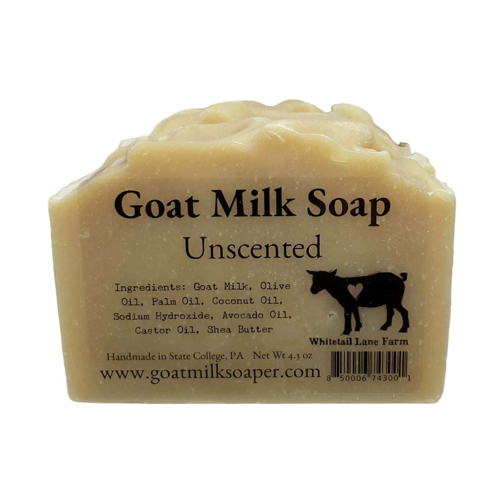 All Natural Goat Milk Soap Unscented from Whitetail Lane Farm Goat Milk Soap