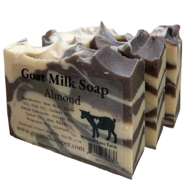 Almond Goat Milk Soap from Whitetail Lane Farm Goat Milk Soap