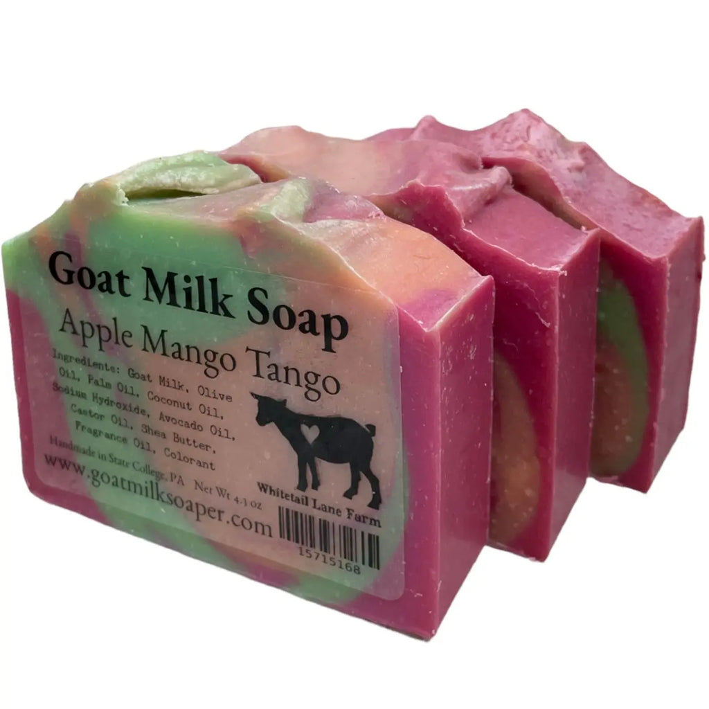 Apple Mango Tango Goats Milk Soap from Whitetail Lane Farm Goat Milk Soap