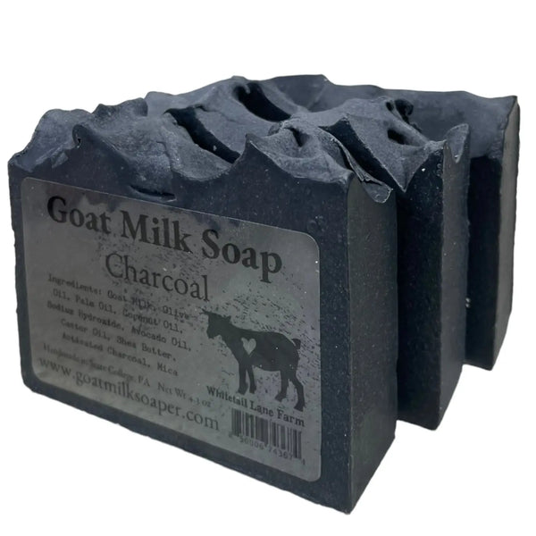 Charcoal Goats Milk Soap from Whitetail Lane Farm Goat Milk Soap