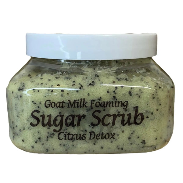 Citrus Detox Goat Milk Sugar Scrub from Whitetail Lane Farm Goat Milk Soap