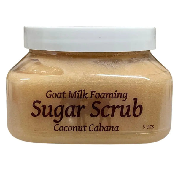 Coconut Cabana Goat Milk Sugar Scrub from Whitetail Lane Farm Goat Milk Soap
