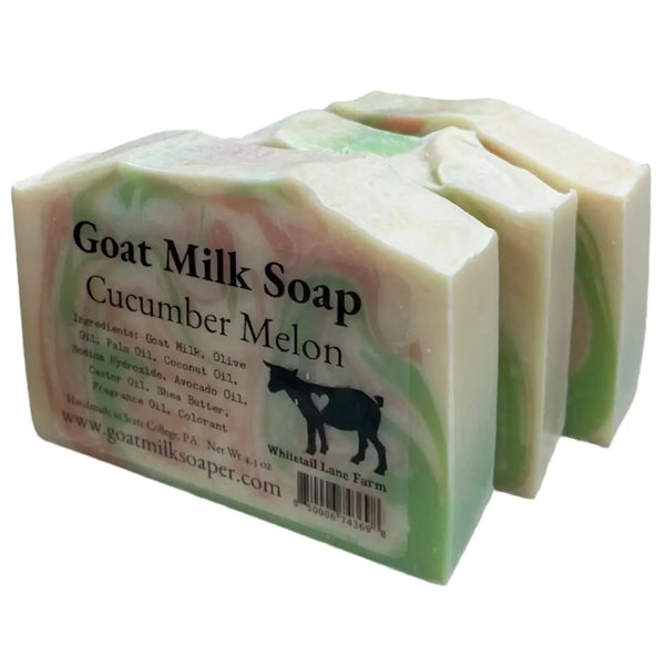 Cucumber Melon Goats Milk Soap from Whitetail Lane Farm Goat Milk Soap