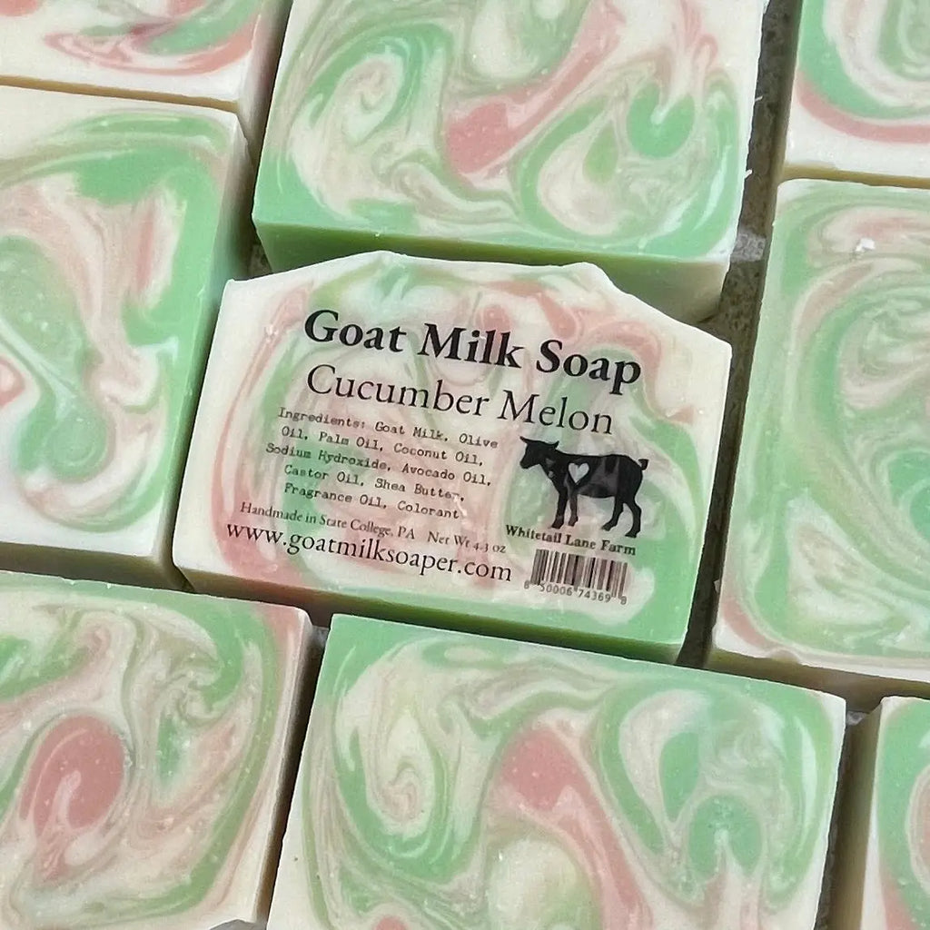 Cucumber Melon Goats Milk Soap from Whitetail Lane Farm Goat Milk Soap