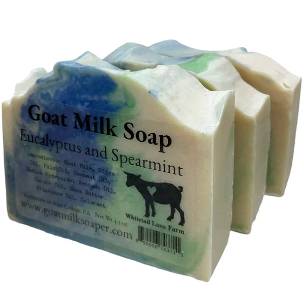 Eucalyptus & Spearmint Goat Milk Soap from Whitetail Lane Farm Goat Milk Soap