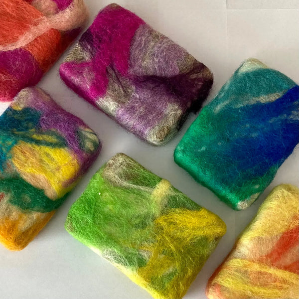 Holiday - Felted Goat Milk Soap Bar