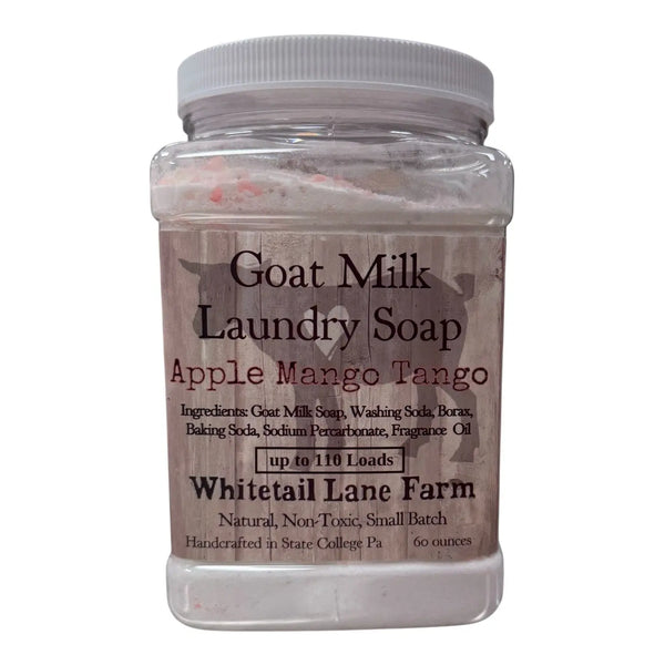 Goat Milk Laundry Soap - Apple Mango Tango from Whitetail Lane Farm Goat Milk Soap