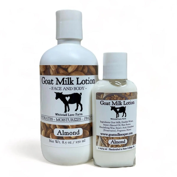 Goat Milk Lotion - Almond from Whitetail Lane Farm Goat Milk Soap