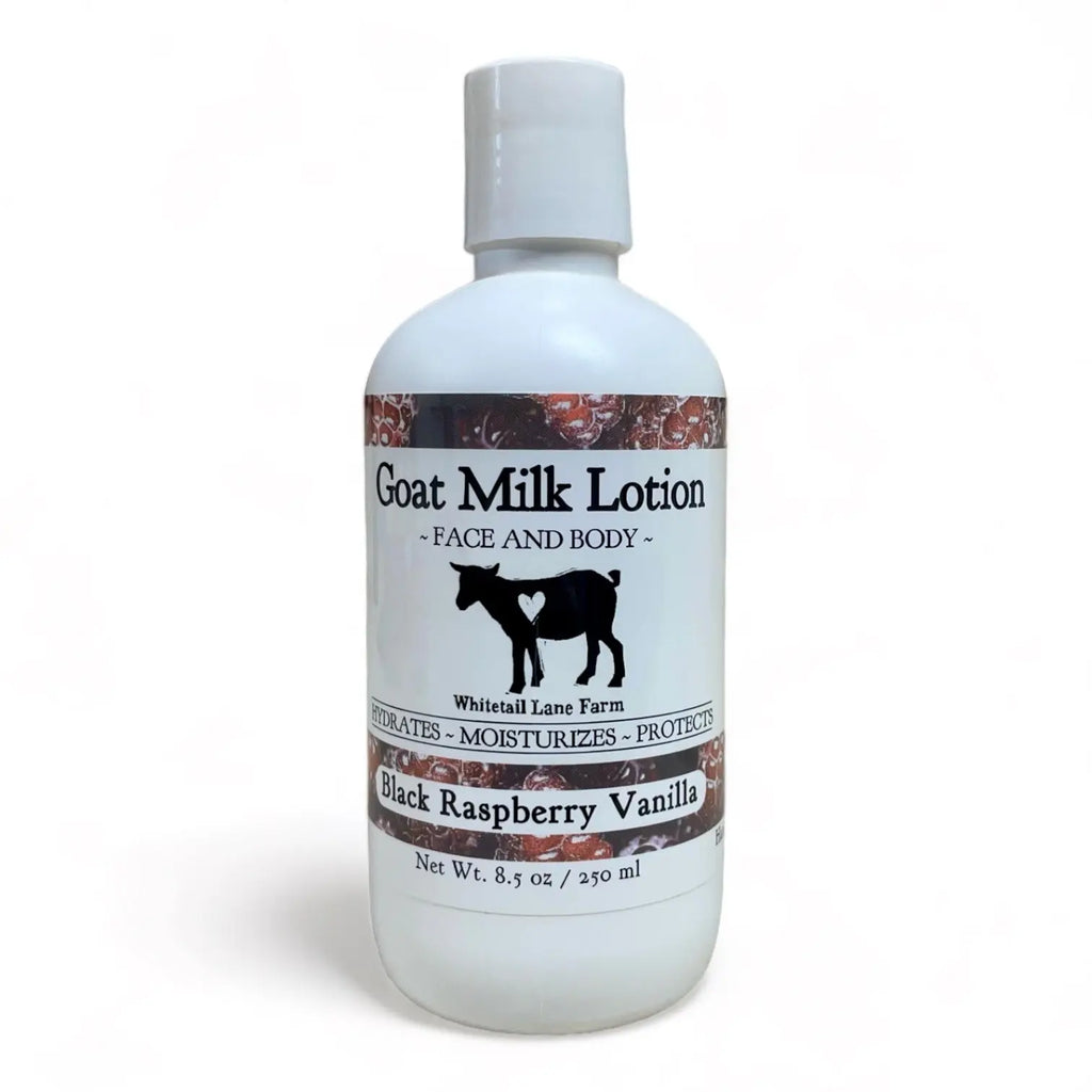 Goat Milk Lotion Black Raspberry Vanilla from Whitetail Lane Farm Goat Milk Soap