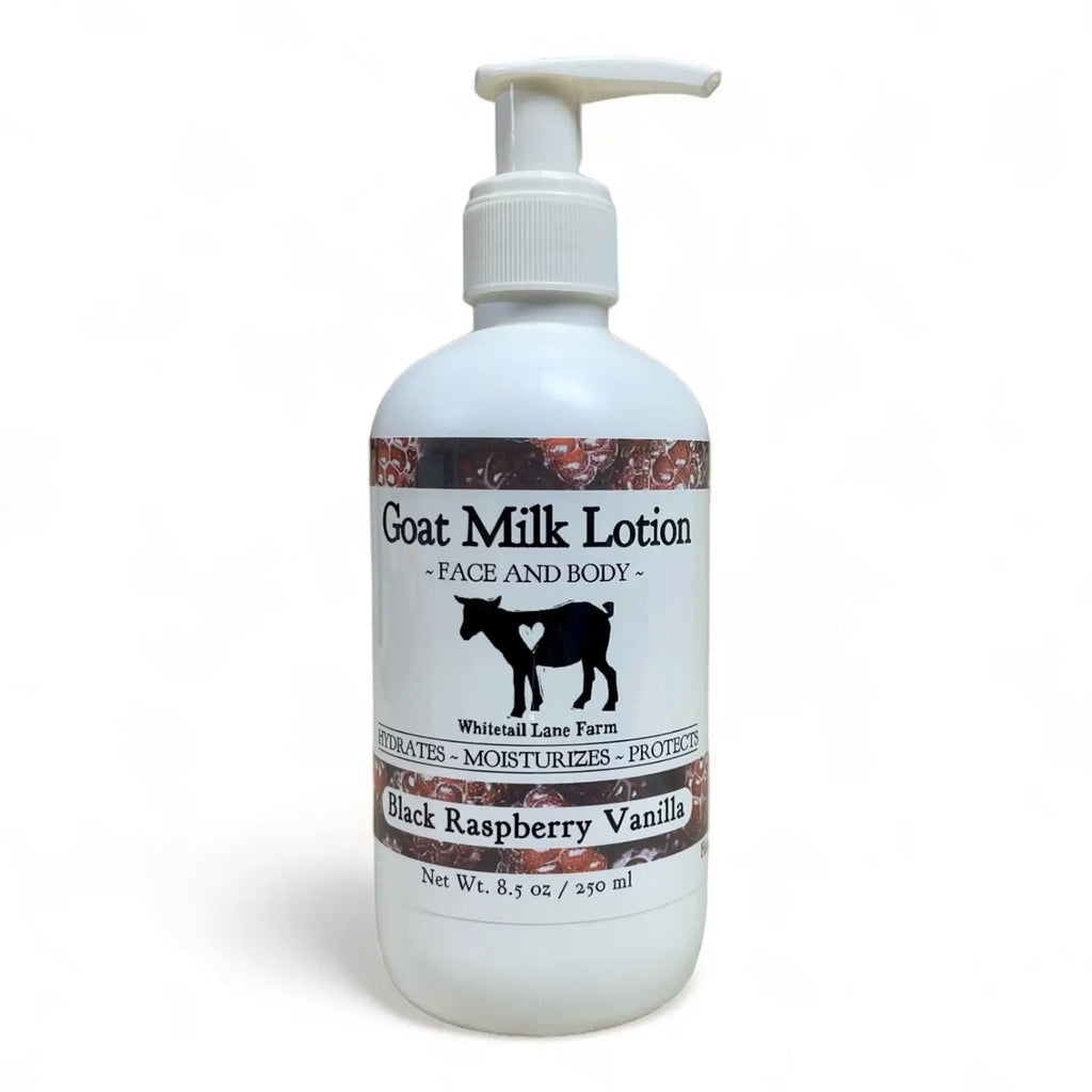 Goat Milk Lotion Black Raspberry Vanilla from Whitetail Lane Farm Goat Milk Soap