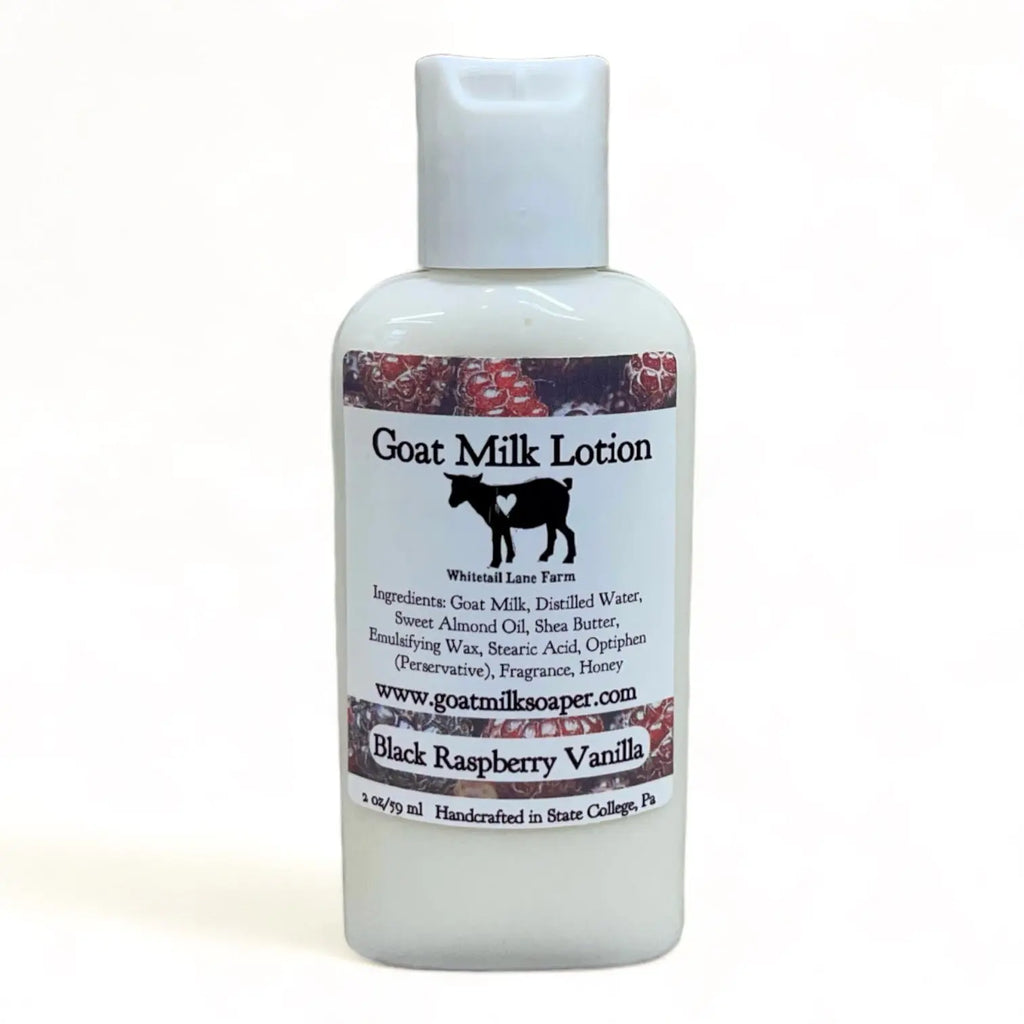 Goat Milk Lotion Black Raspberry Vanilla from Whitetail Lane Farm Goat Milk Soap