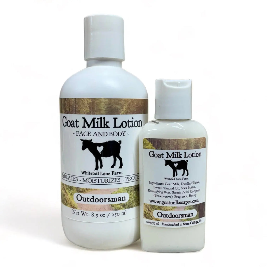 Goat Milk Lotion - Outdoorsman from Whitetail Lane Farm Goat Milk Soap