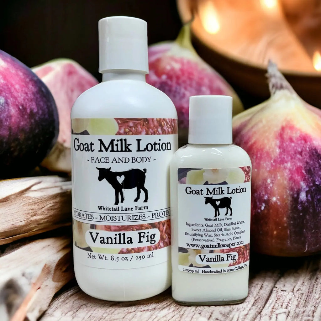 Goat Milk Lotion - Vanilla Fig from Whitetail Lane Farm Goat Milk Soap