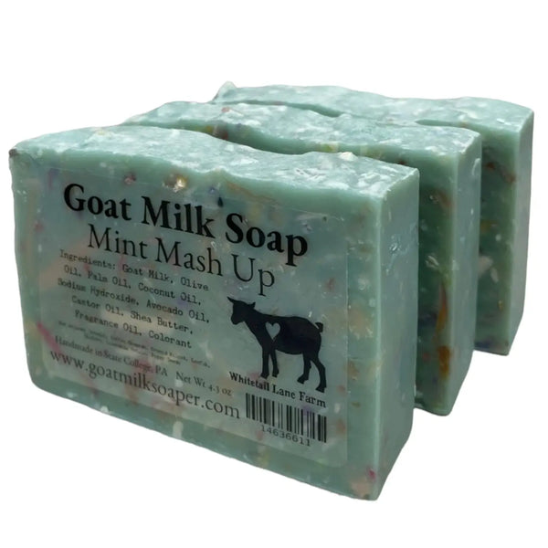 Mint Mash Up Goat Milk Soap from Whitetail Lane Farm Goat Milk Soap