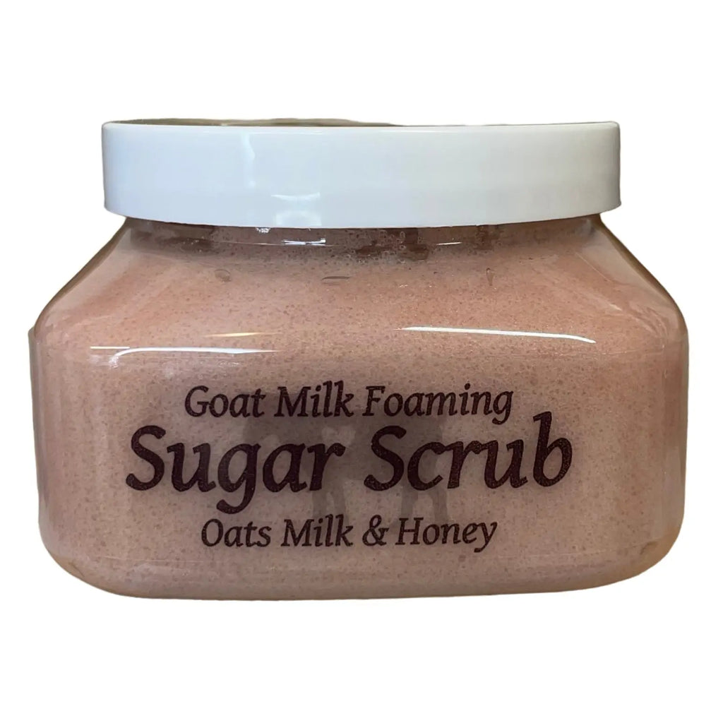 Oats Milk and Honey Goat Milk Sugar Scrub from Whitetail Lane Farm Goat Milk Soap