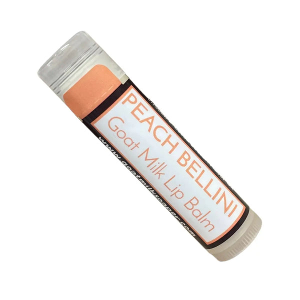 Peach Bellini Goat Milk Lip Balm from Whitetail Lane Farm Goat Milk Soap