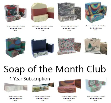 Soap Of The Month - Soap Of The Month Club - 12 Month Subscription