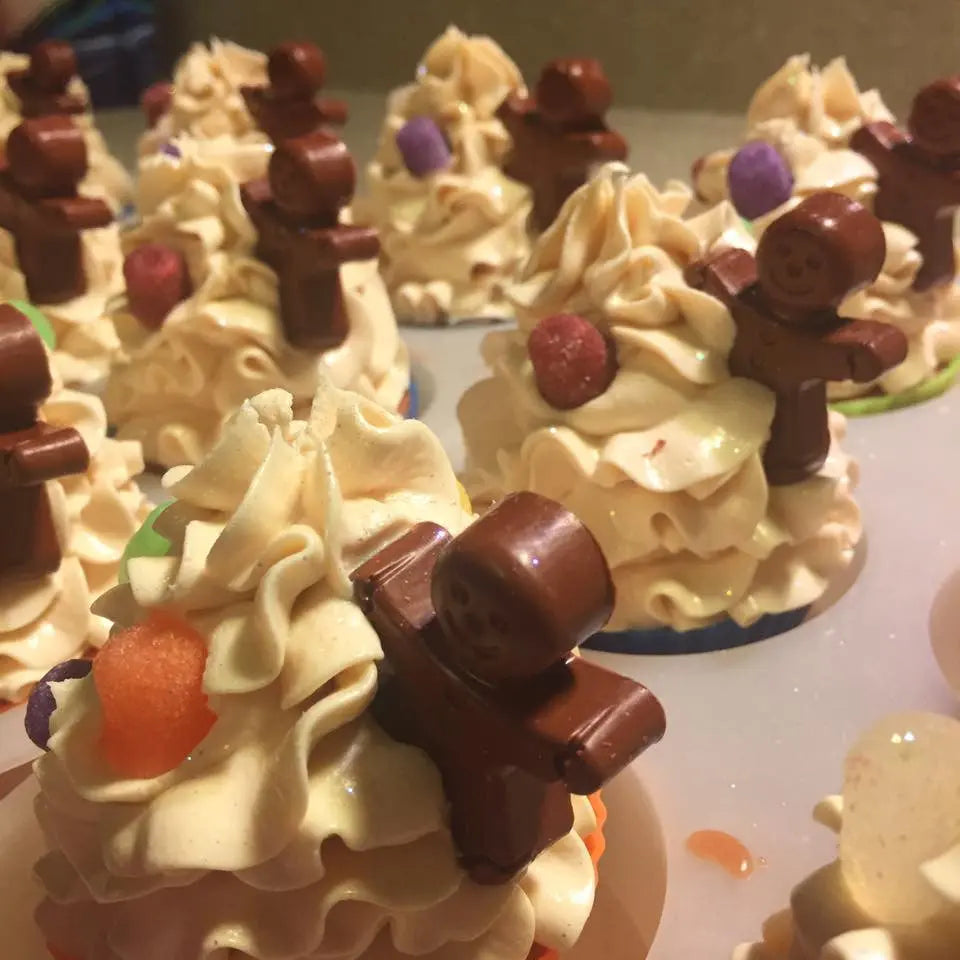 Making Gingerbread Soap Cupcakes Video