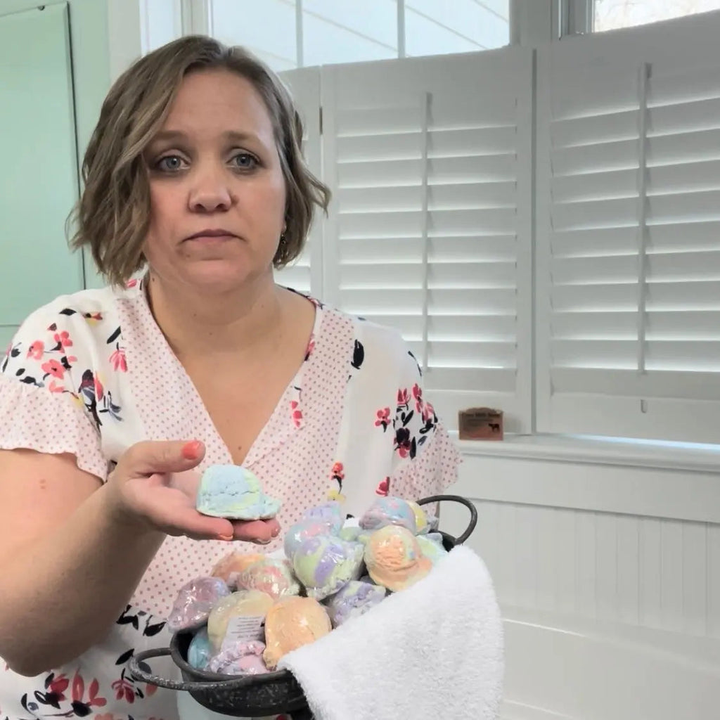 How to use our Goat Milk Bubble Scoops.