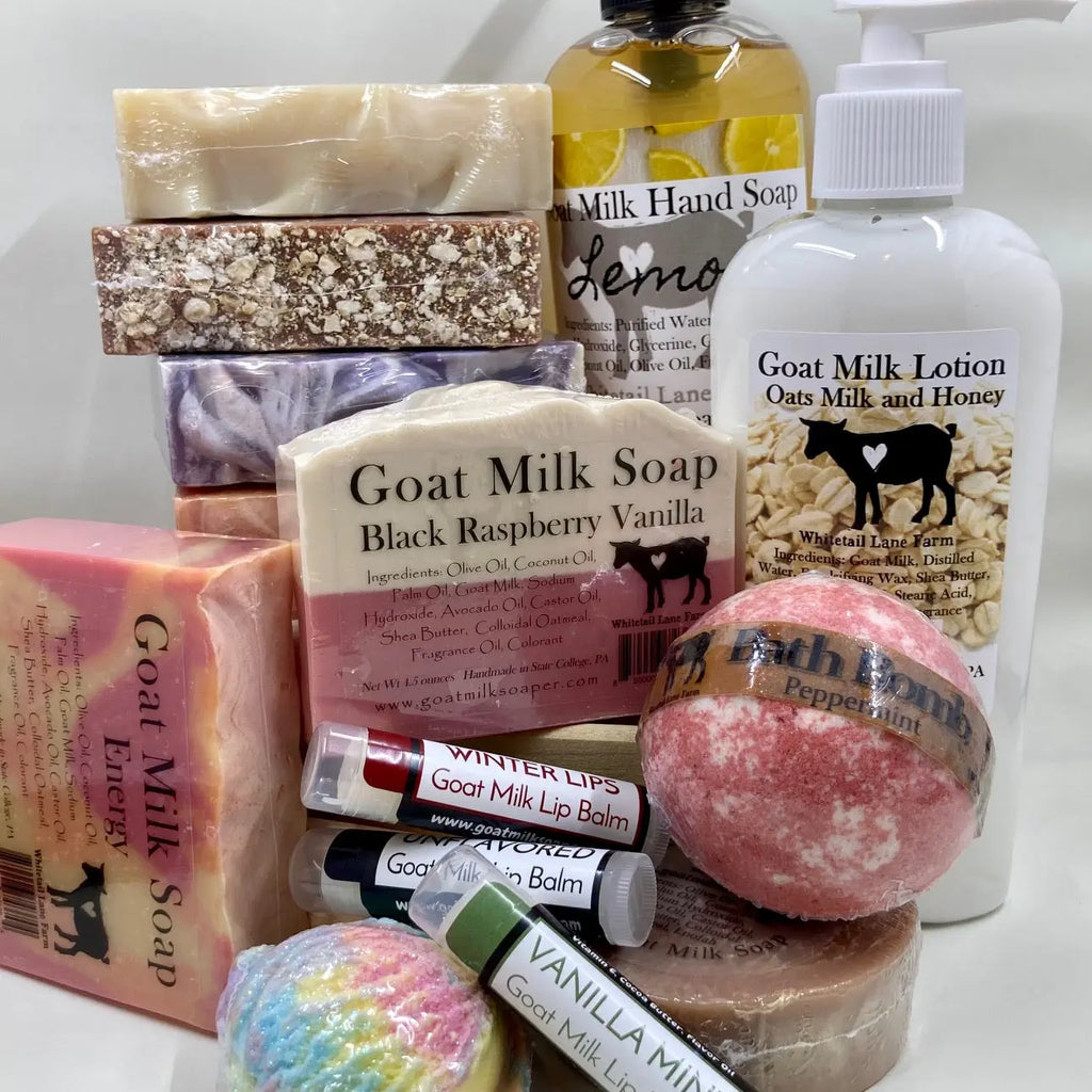 Goat shop milk products