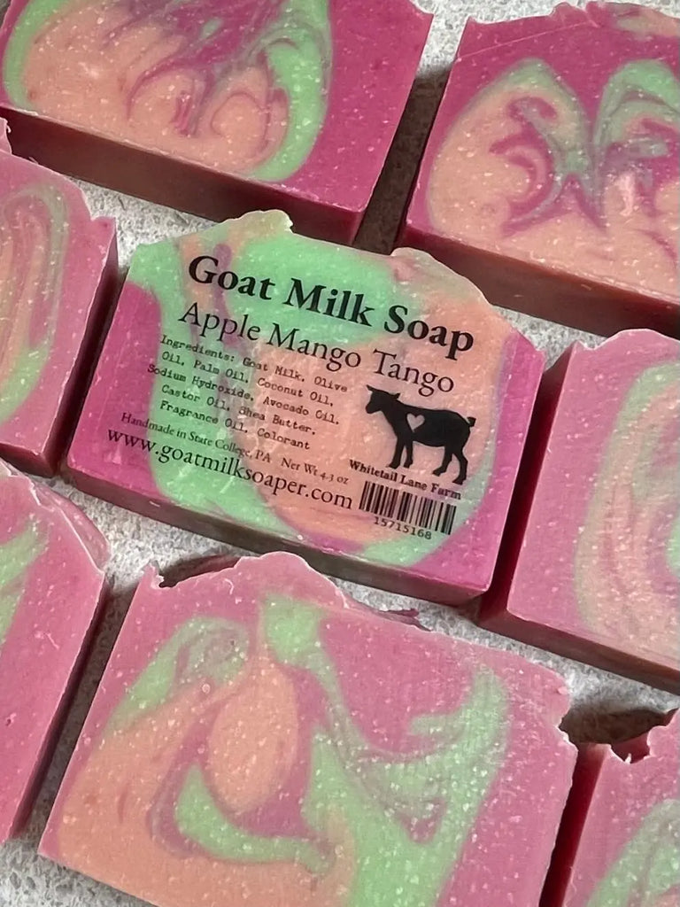 Apple Mango Tango Goats Milk Soap from Whitetail Lane Farm Goat Milk Soap
