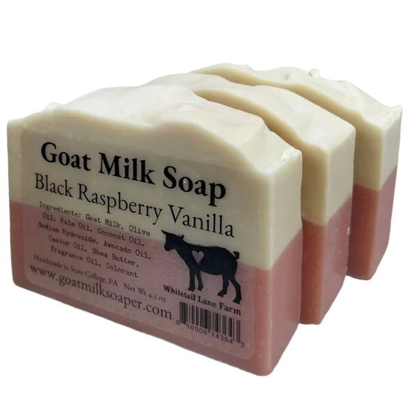 Black Raspberry Vanilla Goats Milk Soap from Whitetail Lane Farm Goat Milk Soap