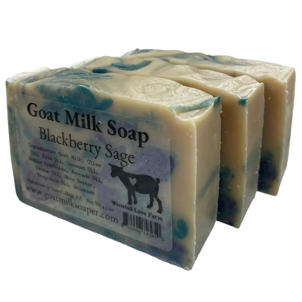 Blackberry Sage Goat Milk Soap from Whitetail Lane Farm Goat Milk Soap