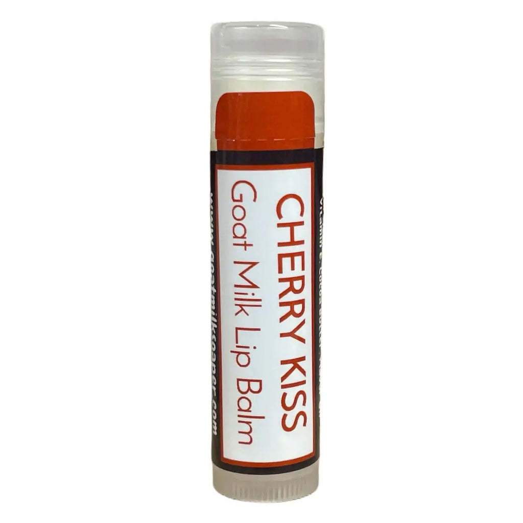 Cherry Kiss Goat Milk Lip Balm from Whitetail Lane Farm Goat Milk Soap