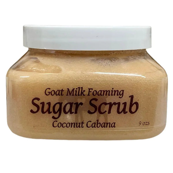 Goat Milk Foaming Whipped Sugar Scrub Whitetail Lane Farm Goat Milk Soap