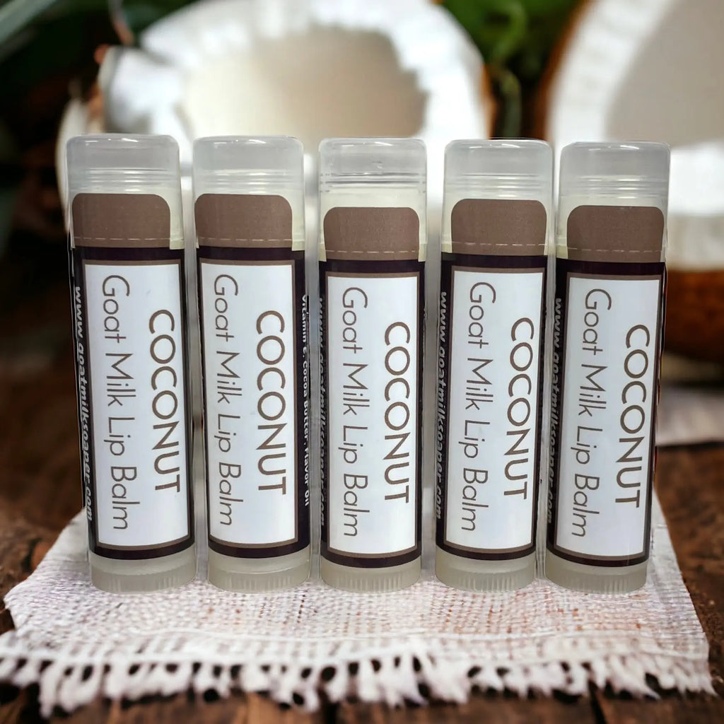 Coconut Goat Milk Lip Balm from Whitetail Lane Farm Goat Milk Soap