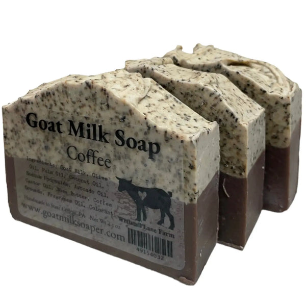 Coffee Goat Milk Soap from Whitetail Lane Farm Goat Milk Soap