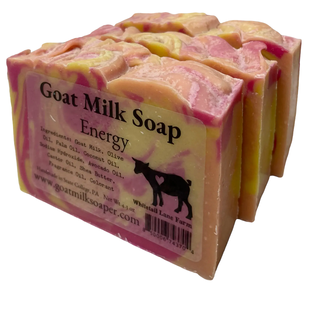Energy Goat Milk Soap - 1 Bar