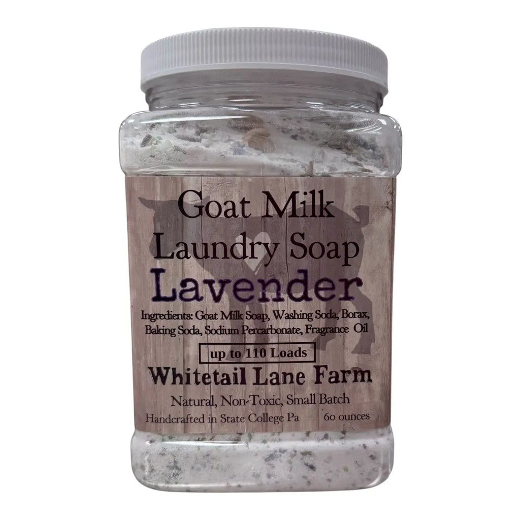 Goat Milk Laundry Soap - Lavender from Whitetail Lane Farm Goat Milk Soap