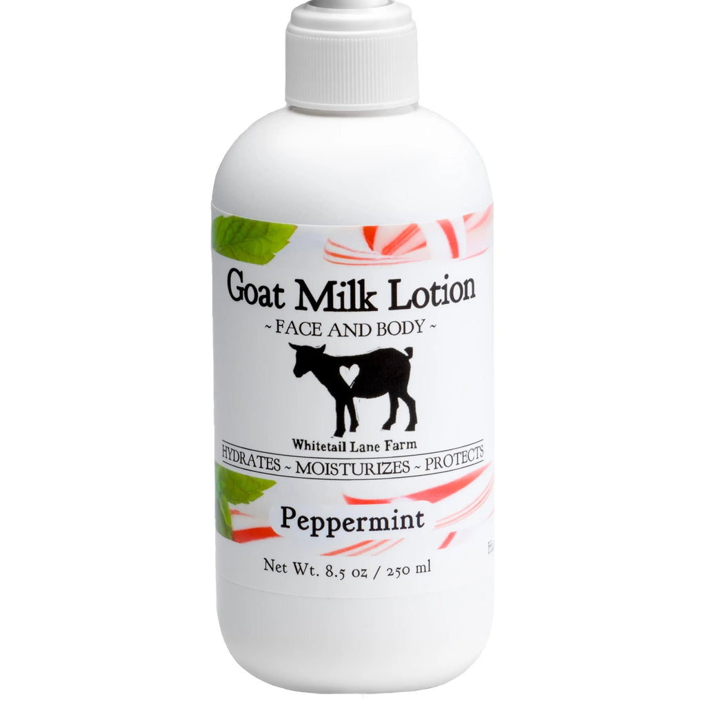 Goat Milk Lotion - Peppermint Twist Holiday Collection from Whitetail Lane Farm Goat Milk Soap