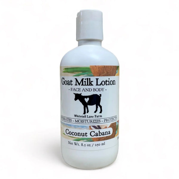 Goat Milk Lotion - Coconut Cabana from Whitetail Lane Farm Goat Milk Soap