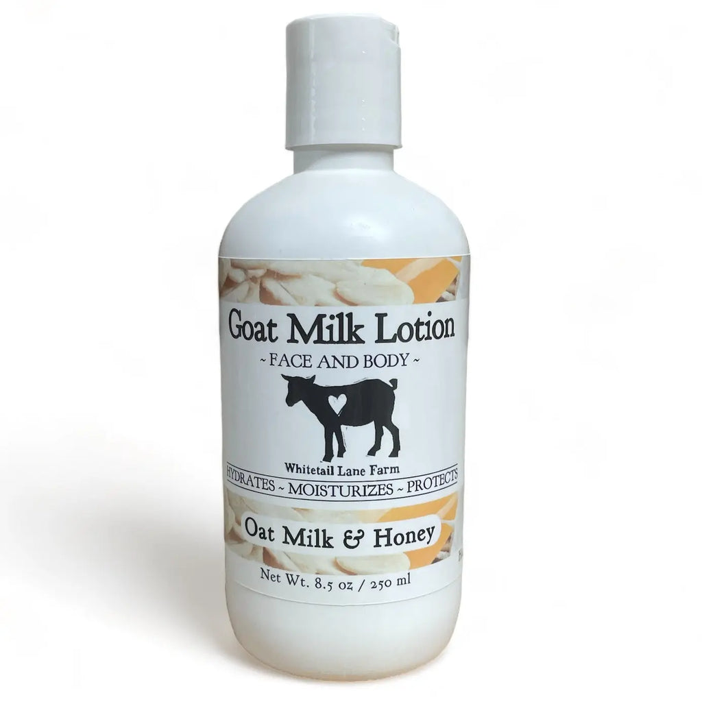 Goat Milk Lotion - Oats Milk and Honey from Whitetail Lane Farm Goat Milk Soap