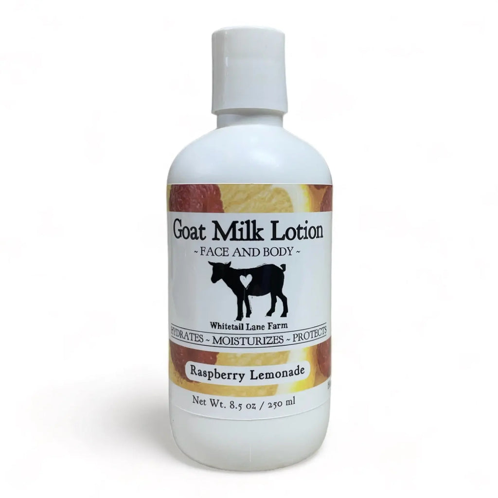 Goat Milk Lotion - Raspberry Lemonade from Whitetail Lane Farm Goat Milk Soap