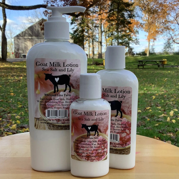 Lotion - Goat Milk Lotion - Sea Salt And Lily