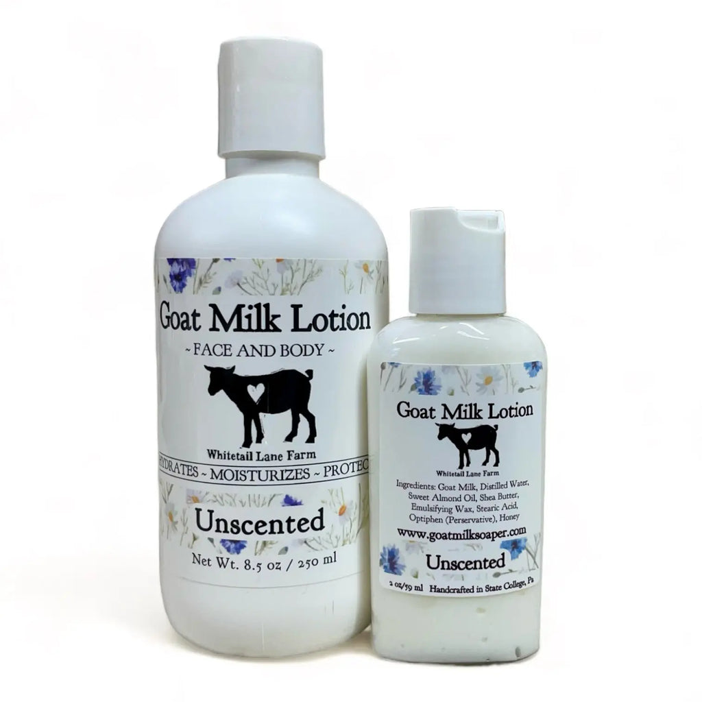 Goat Milk Lotion Unscented from Whitetail Lane Farm Goat Milk Soap