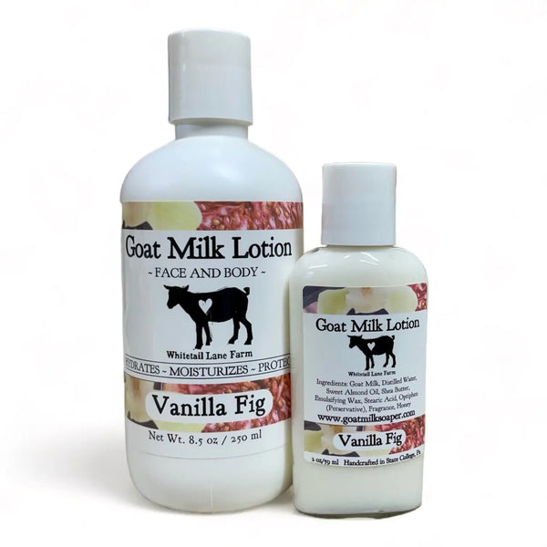 Goat Milk Lotion - Vanilla Fig from Whitetail Lane Farm Goat Milk Soap