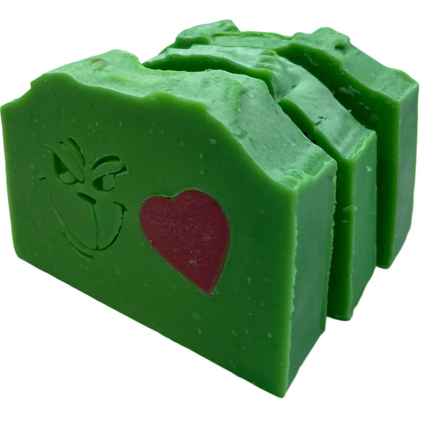 Grinch Goat Milk Soap from Whitetail Lane Farm Goat Milk Soap