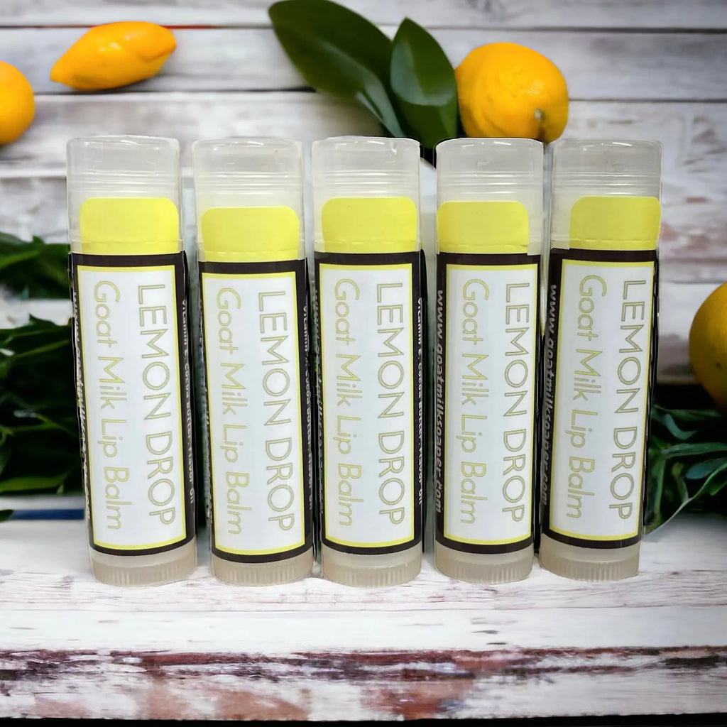 Lemon Drop Goat Milk Lip Balm from Whitetail Lane Farm Goat Milk Soap