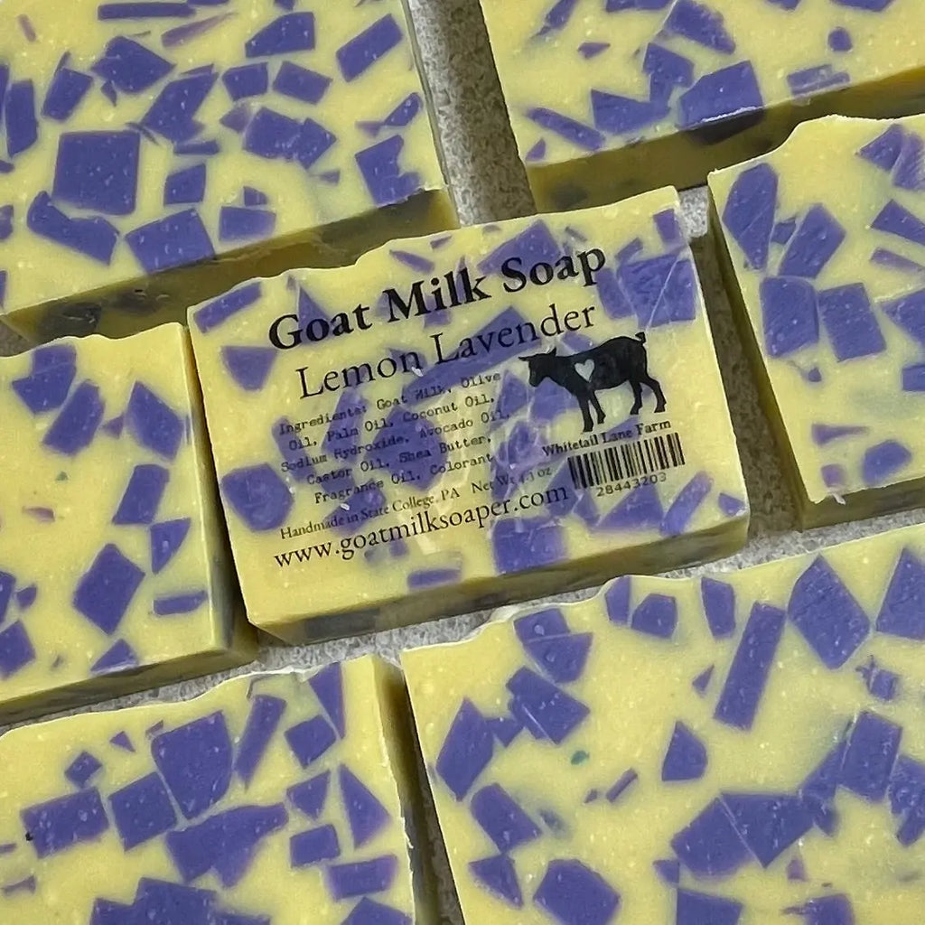 Lemon Lavender Goat Milk Soap from Whitetail Lane Farm Goat Milk Soap