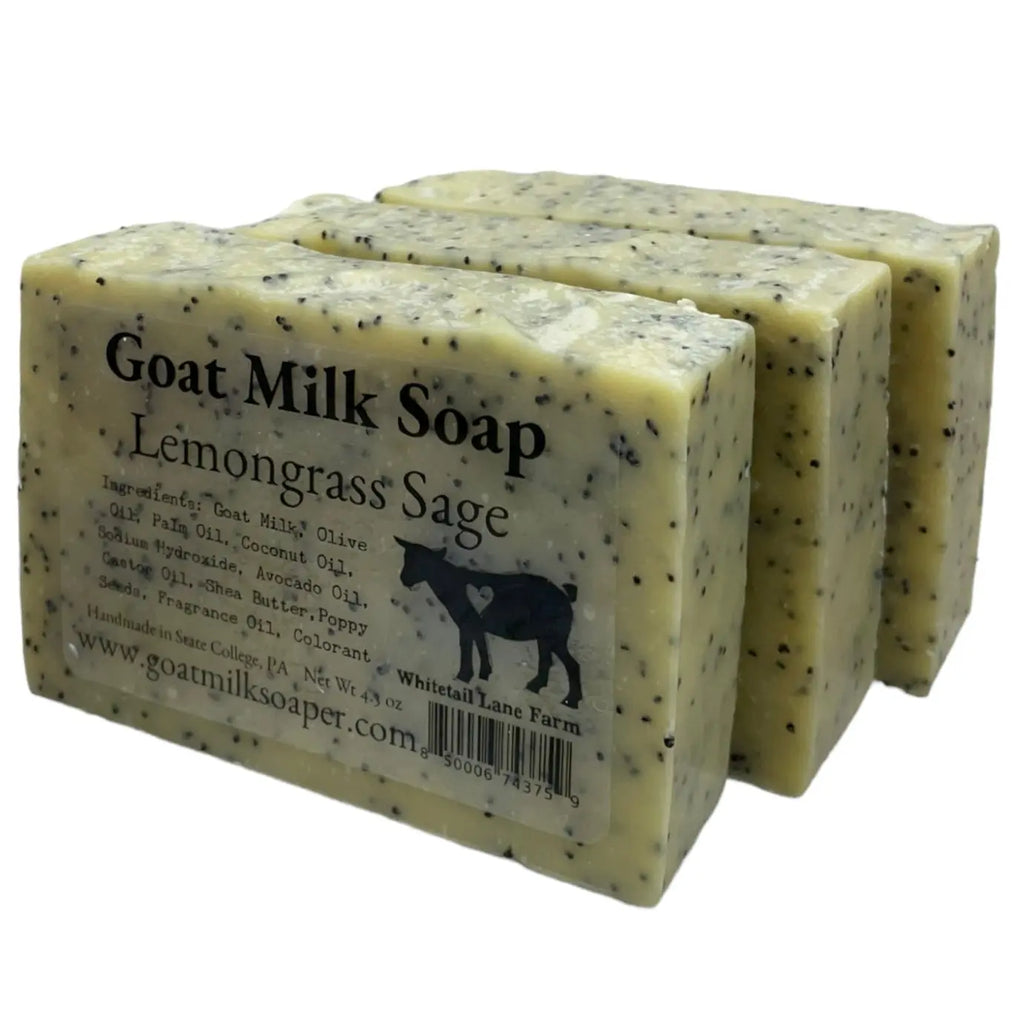Lemongrass Sage Goats Milk Soap - 1 Bar