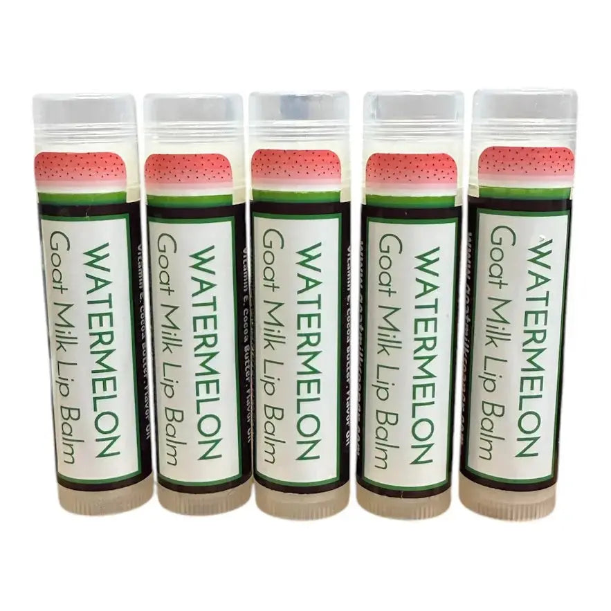 Watermelon Goat Milk Lip Balm from Whitetail Lane Farm Goat Milk Soap