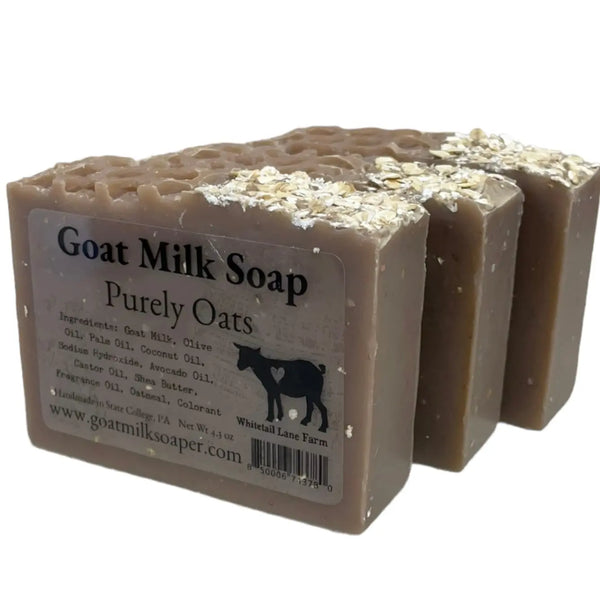 Purely Oats Goat Milk Soap from Whitetail Lane Farm Goat Milk Soap