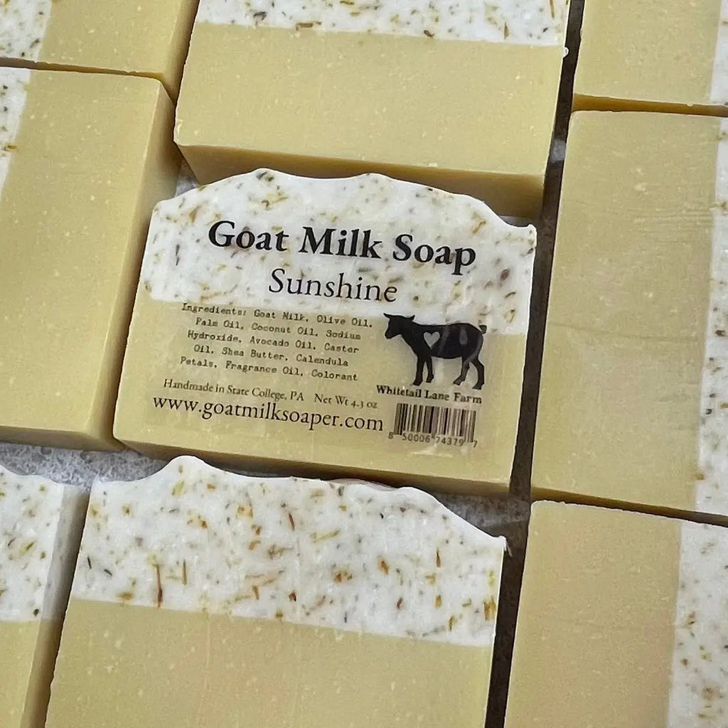 Sunshine Goat Milk Soap from Whitetail Lane Farm Goat Milk Soap